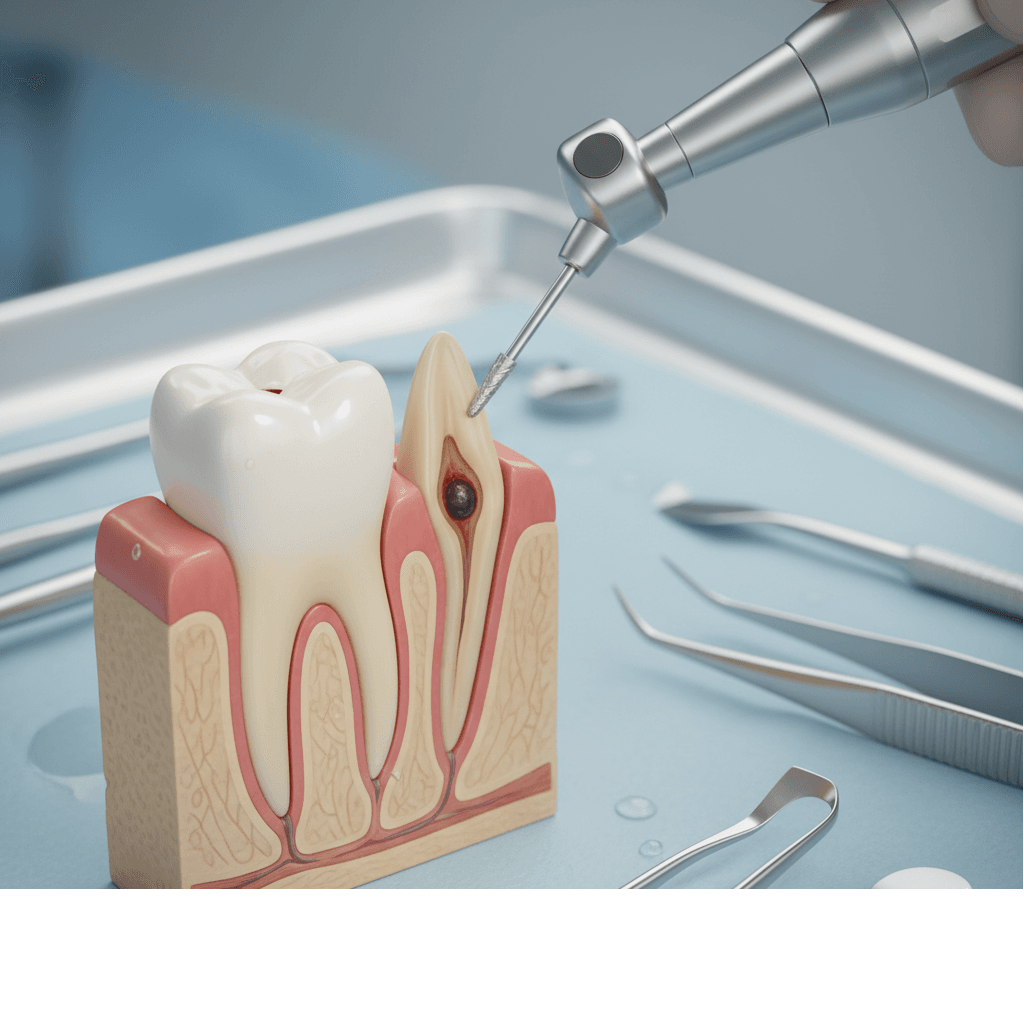 Резекция верхушки корня зуба