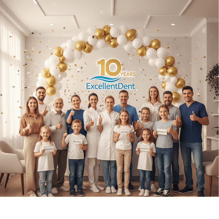 10 лет безупречных улыбок! ExcellentDent отмечает юбилей